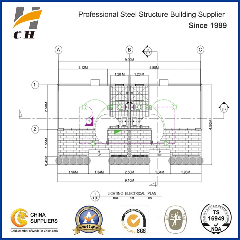 Mejor precio estándar de alta calidad/prefabricados prefabricados 20ft contenedor de 40 pies House Hotel con wc/Kitcken