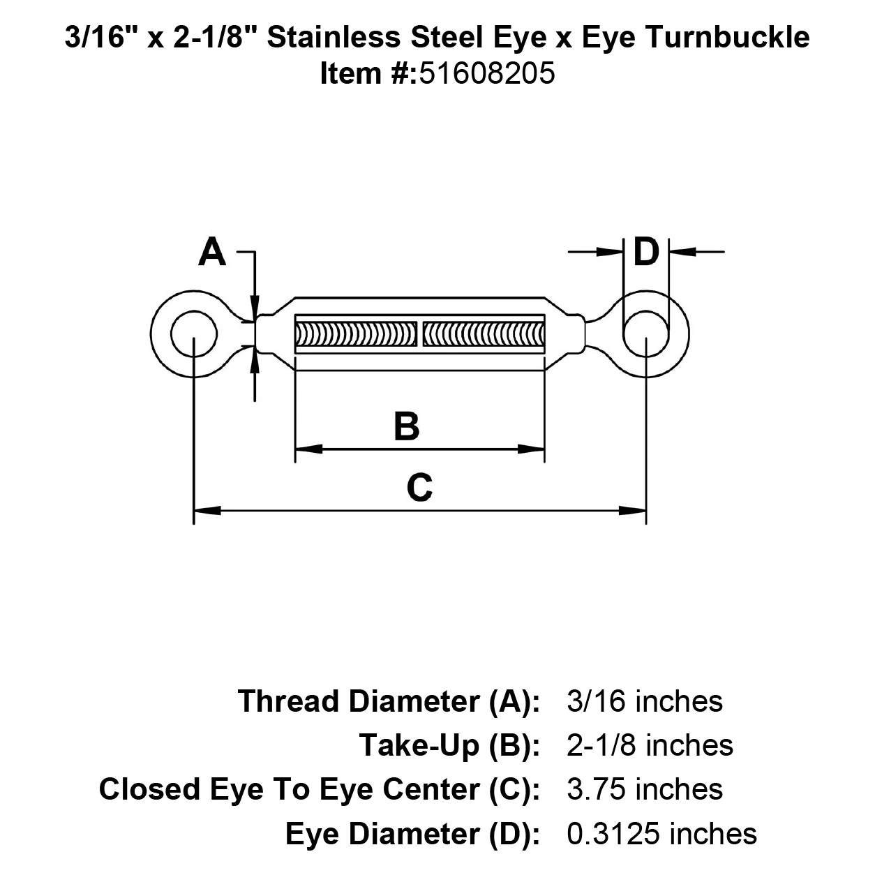 Drop Forged Galvanized Carbon DIN 1480 Closed Body Heavy Duty Stainless Steel Turnbuckle with Eye Eye