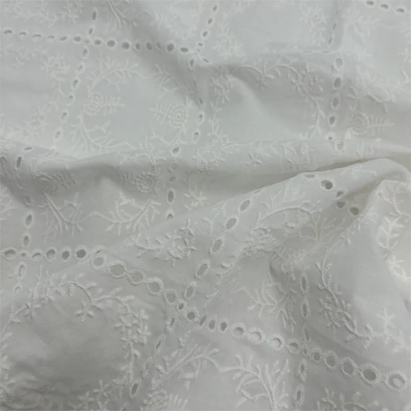 Yigao Textile Wedding Embroidery Fabric Dress Shirt Fabric