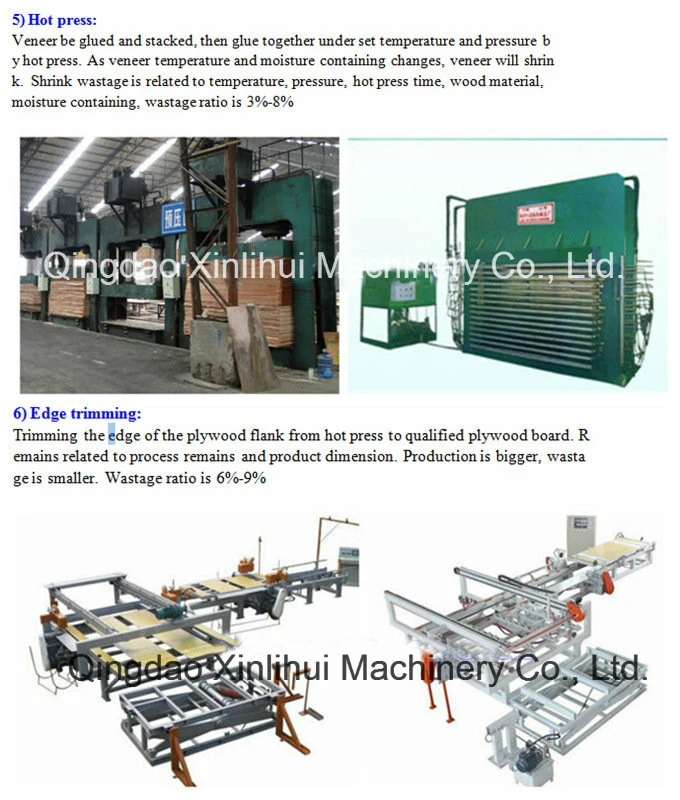 LVL Production Line/ Film Faced Plywood Making Equipment Whole Line/ Plywood / Particle Board Laminating Hot Press Machine Particle Board Manufacture