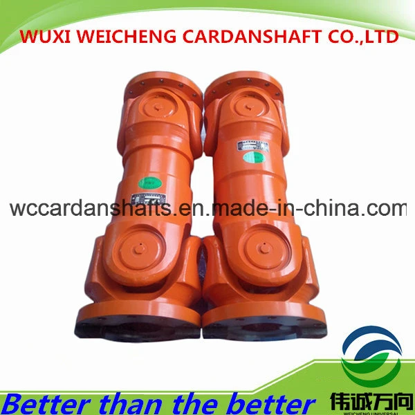 Rubber and Plastic Machinery Designed by Type SWC Cardan Shaft