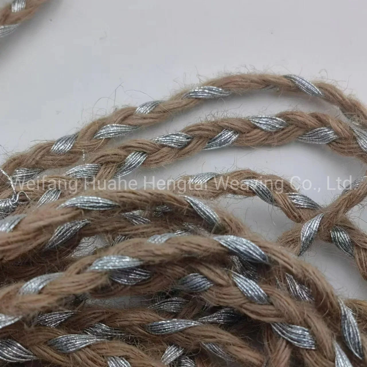 Sishengjian Silver Wire Cored Braided Belt Jewelry DIY Accessories