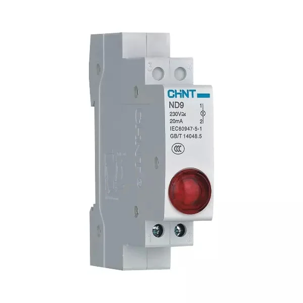 Chint ND9 Red Green Yellow White Chnt Modular DIN Rail Indicator Light