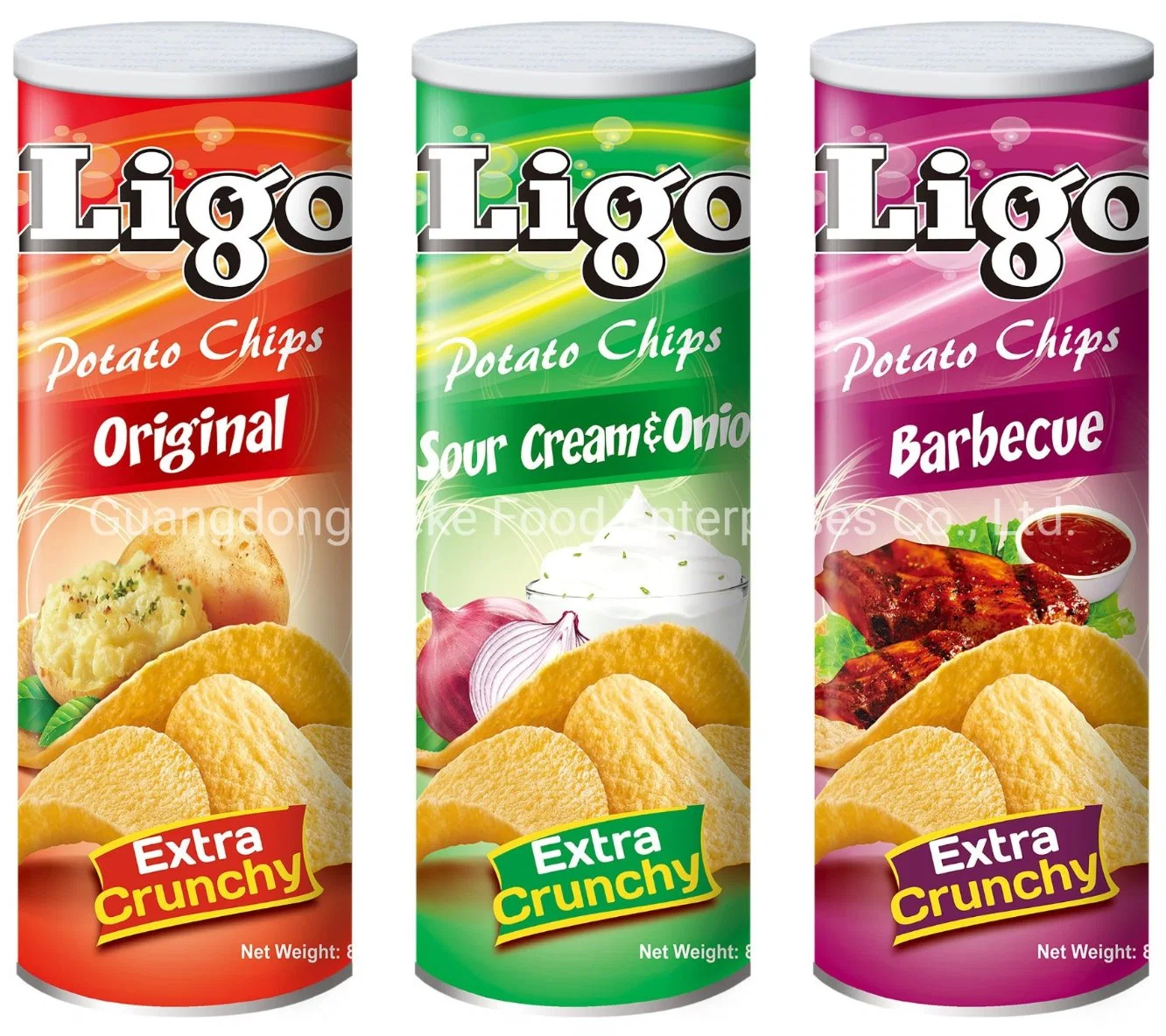 Ligo Brand Potato Chips Konserven Snacks