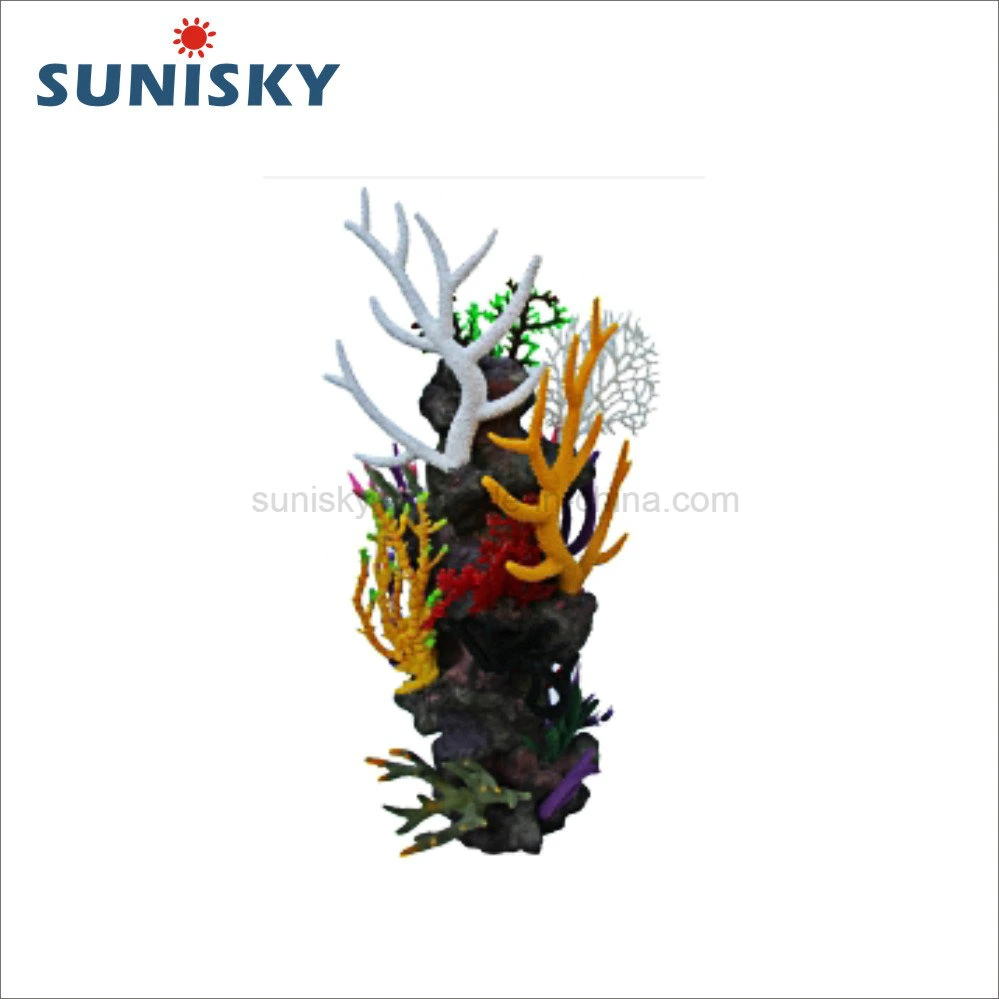 Sh 9100L PU Polyresin & PVC Coral Soft Artificial Aquarium Decorative Ornament for Fish Tank