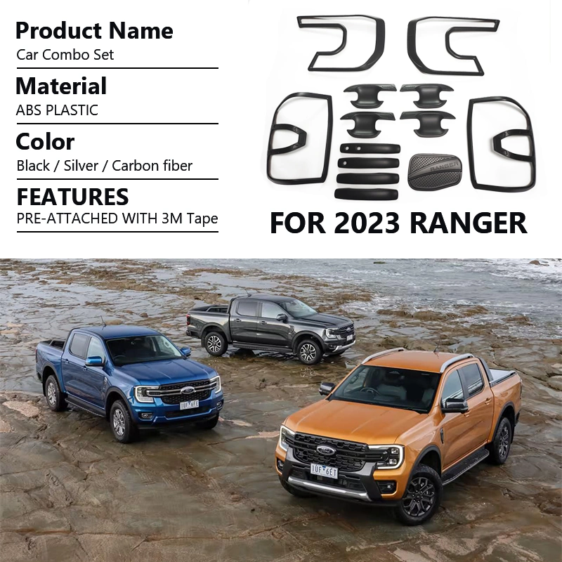 Factory Direct Car Accessories Headlight Cover Body Kit for Ford Ranger 2023