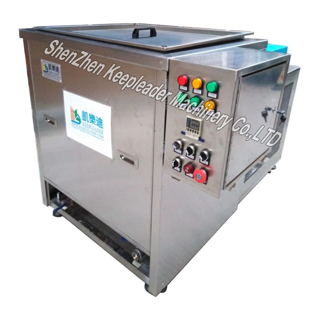 Ultrasonic Vapor Degreasing Machine Two Stages Automated Degreaser of Two Tanks Refrigeration Cooled Solvent Cleaning Equipment