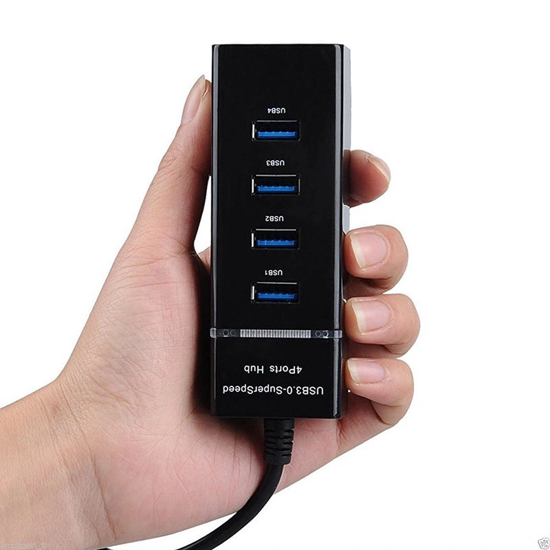 Hub USB 3,0 ultrafino de 4 puertos 5Gbps Conozca su Requisitos múltiples