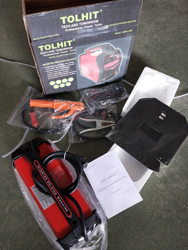 Tolhit 250A MMA Arc Welding Machine Industrial IGBT Inverter Welder