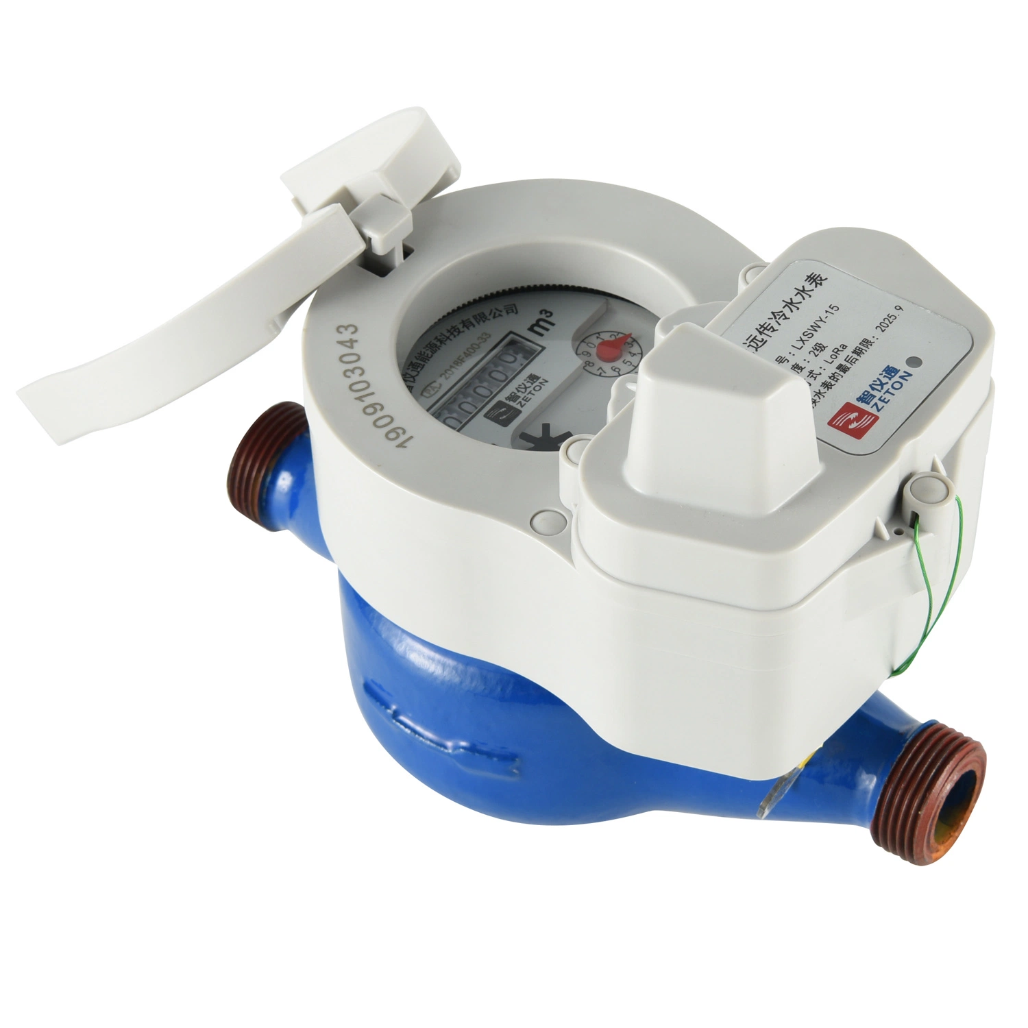 China Supplier Prepaid Wireless R400 AMR M-Bus/Lora Smart Digital Ultrasonic Water Meter