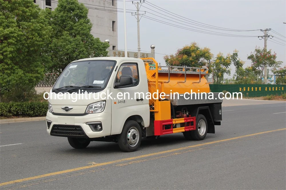 3 Cu. M 4cu. M Forland Small Vacuum Truck with Pn45D Jroup Vacuum Pump