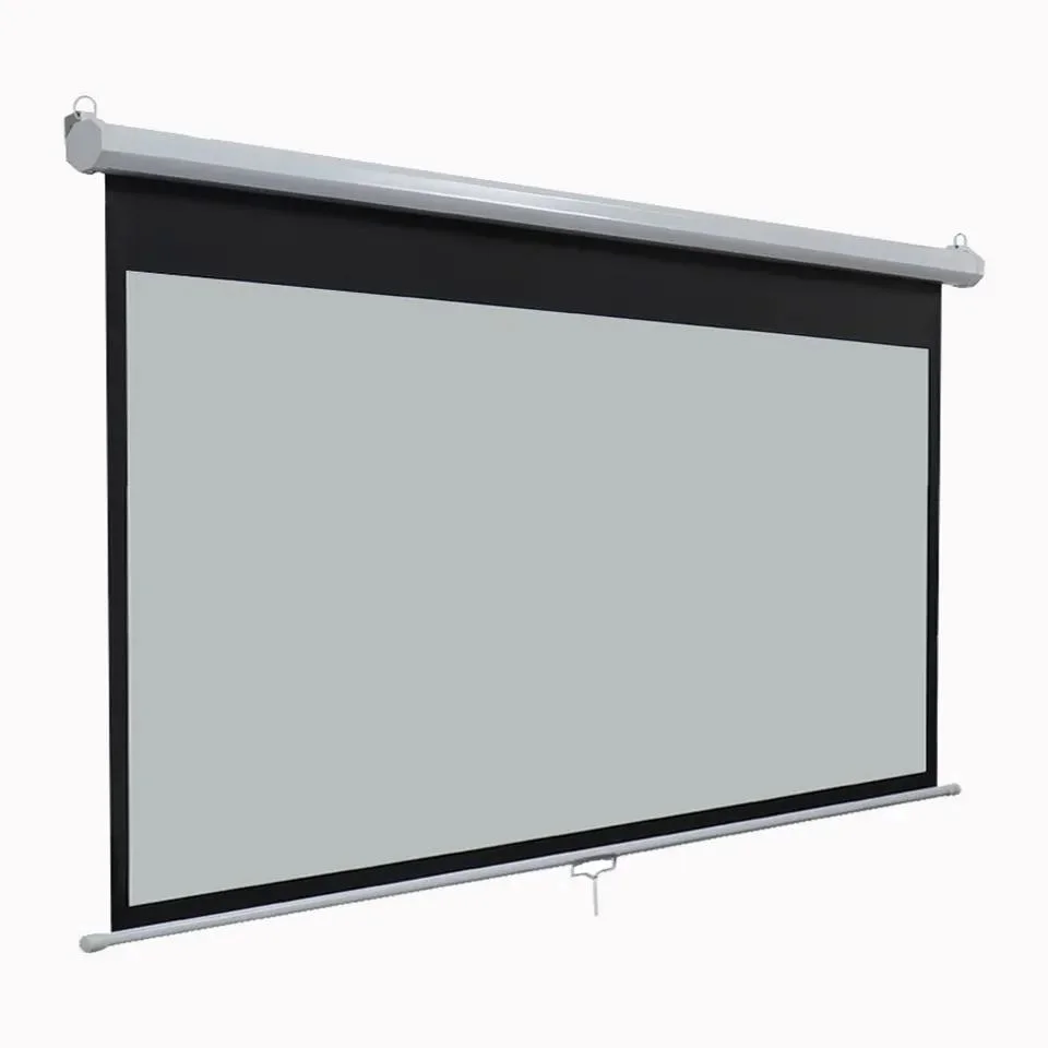 70"X70" Auto-Lock Manual Projector Screen Factory Price