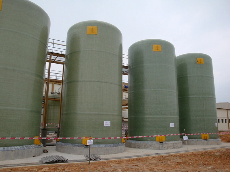 High Strength Large Diameter Fiberglass GRP FRP Storage Tank