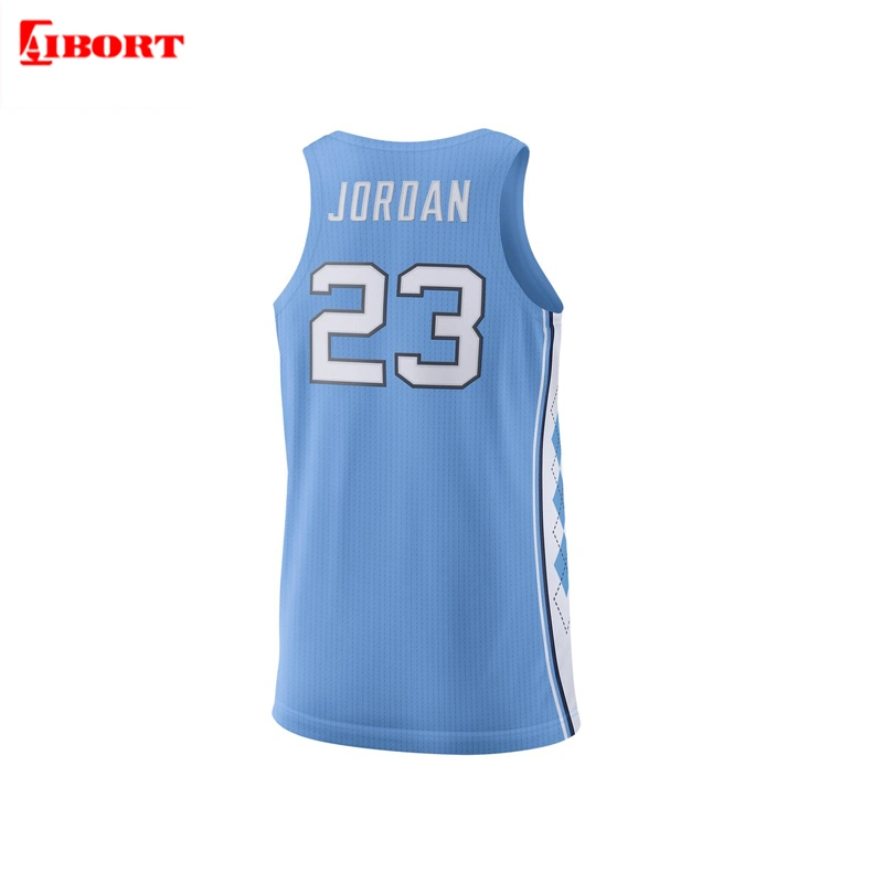 Aibort dernière conception Custom sublimé Basketball Maillot bleu (T-BK-21)