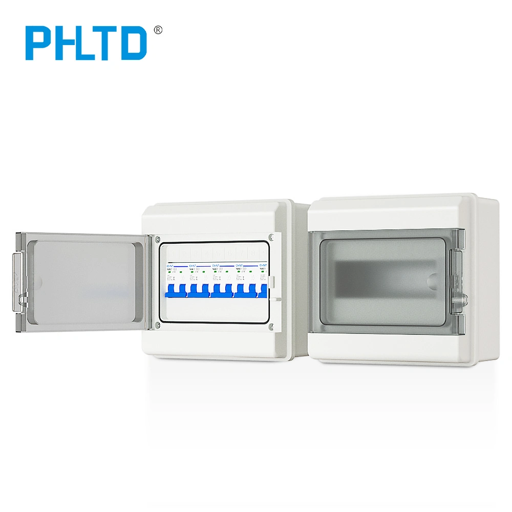 Phpc-9 Bestselling 9 Way Indoor and Outdoor Waterproof Plastic MCB Distribution Box dB Box Electrical Power Distribution Box