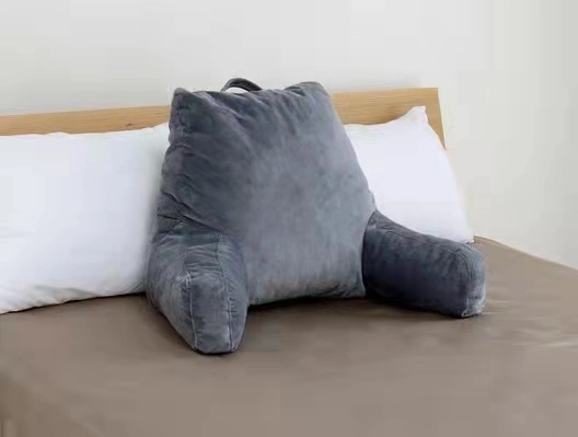 Almohada de espalda suave, compacta y cómoda, adecuada para la mayoría de las personas