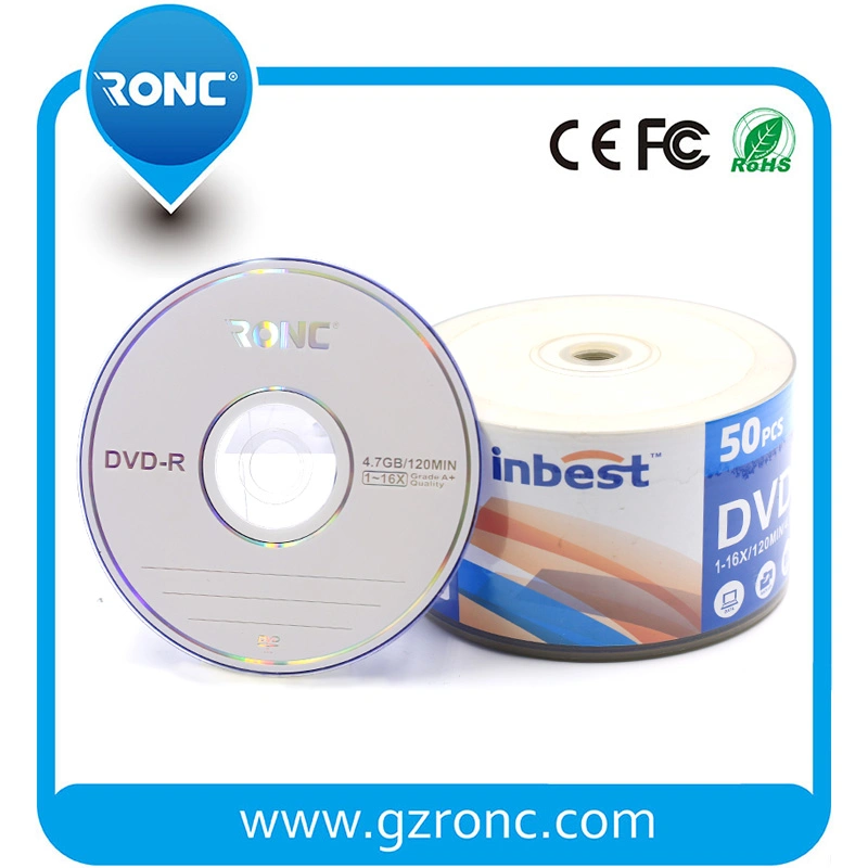 50PCS Shrink Wrap Blank DVD-R/DVD+R