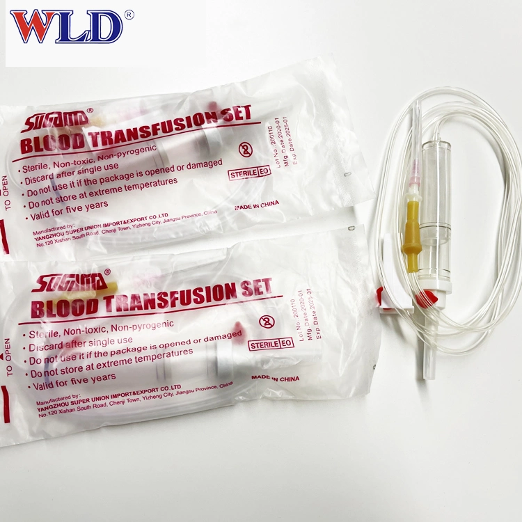 Sterile Blood Transfusion Set with Needle Manufacturer for Single Use