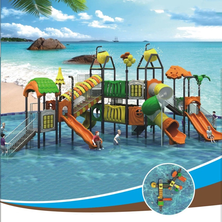 Kids Water Parks Combines Slide Outdoor Playground Equipment