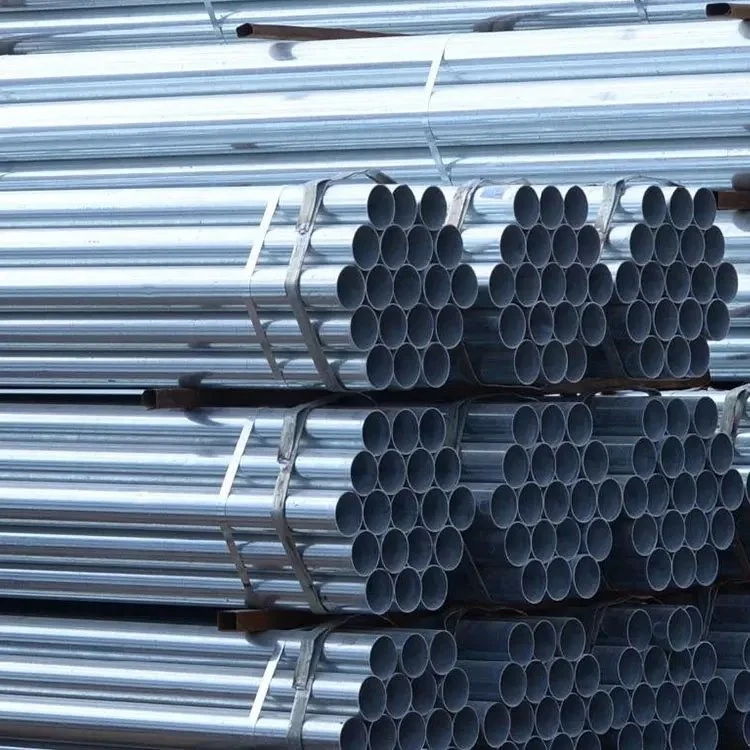 Ms Steel ERW Carbon ASTM A53 Galvanized Iron Pipe Welded Sch40 Pipe Galvanized Steel for Building Material