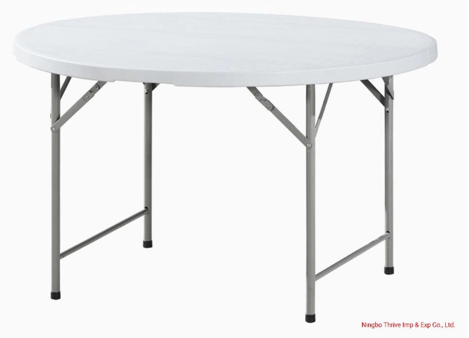 Table et chaise pliantes Table ronde en plastique