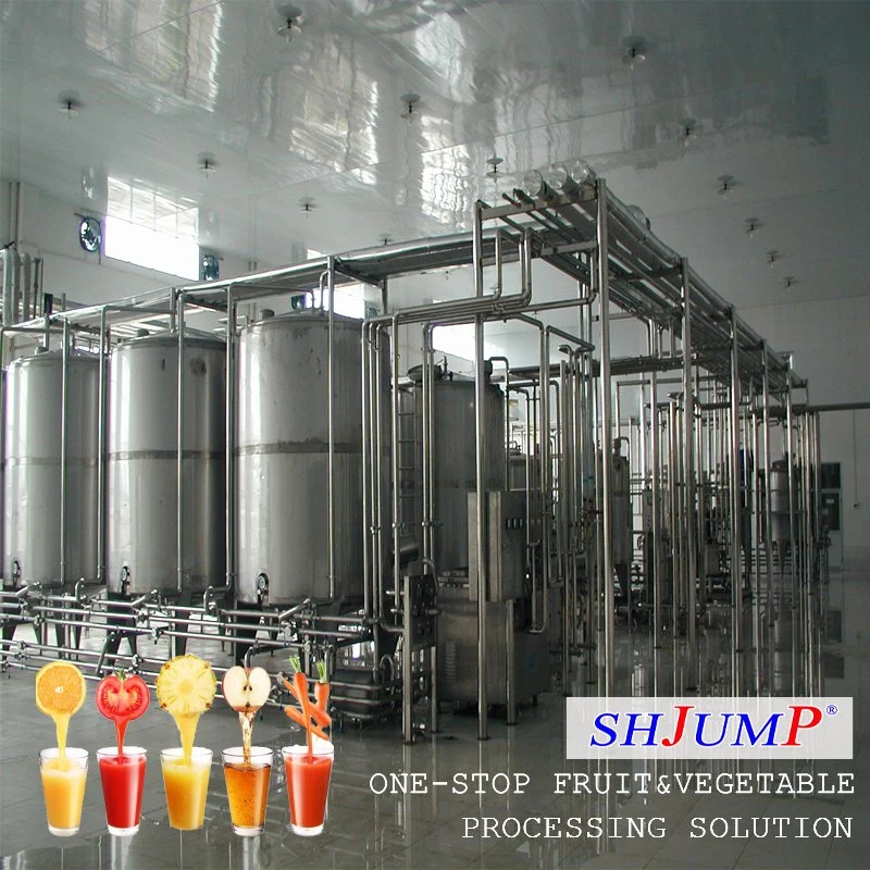 5000 Bottle Per Hour Pineapple Fruit Juice Drinking Processing Line