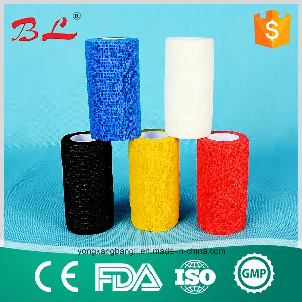 Latex Free Cohesive Flexible Bandage, Elastic Wrap Bandage Tape, Non Woven Finger Bandage