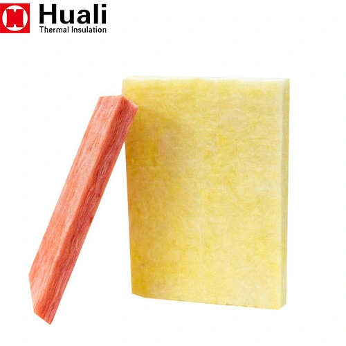 Huali Residential Construction Soundproof Fiber Glass Wool Insulation Board with Aluminum