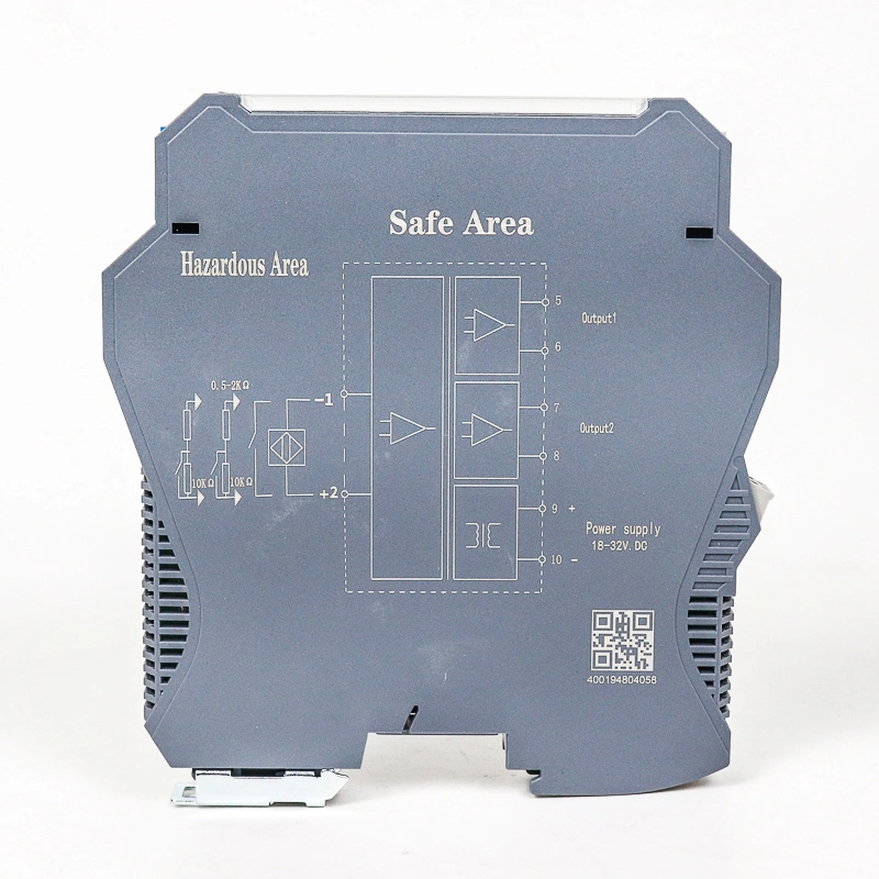 Prueba de explosiones aisladas la barrera de seguridad eléctrica del interruptor de carril DIN