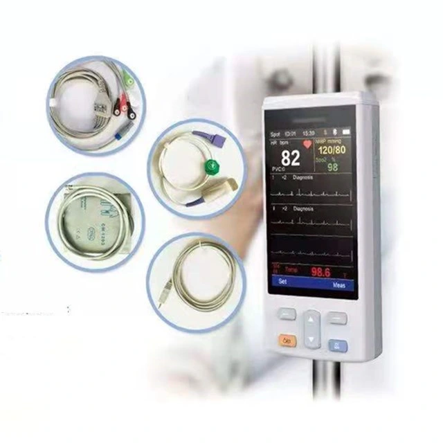 Professional Medical Devices Portable Handheld Multiple Parameter Vital Sign Medical Instrument