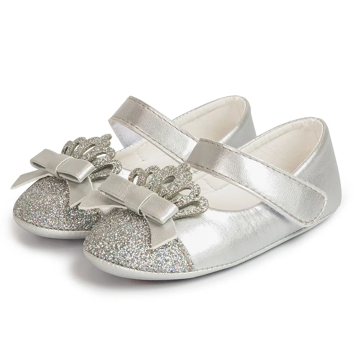 Neue Ankunft 2023 Outdoor-Kleinkind Bling Prinzessin Schuhe Gummi Weich Rutschfeste Schuhe Für Babys