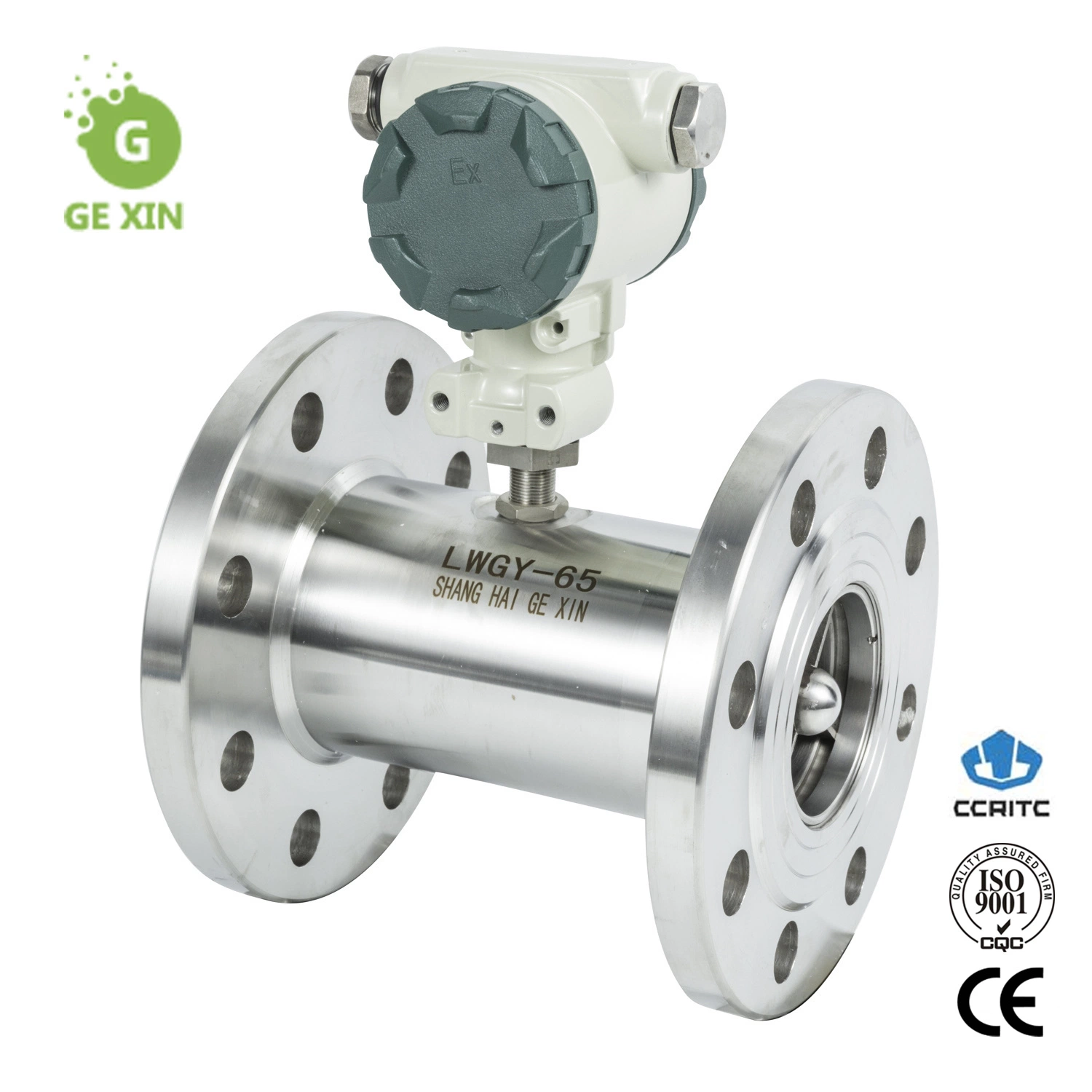 NPT Thread High Pressure Water Liquid Turbine Flow Meter