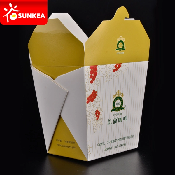 Wholesale/Supplier Disposable Takeaway Food-Grade Customized Color Printed Paper Food Containers