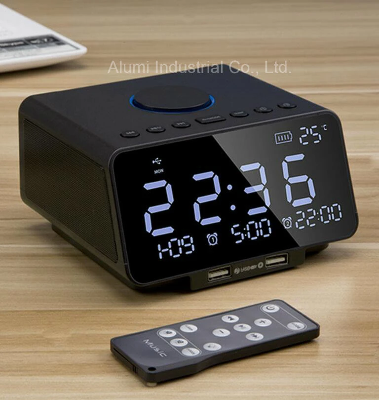 Hotel Digital Bluetooth Reloj Despertador mesa