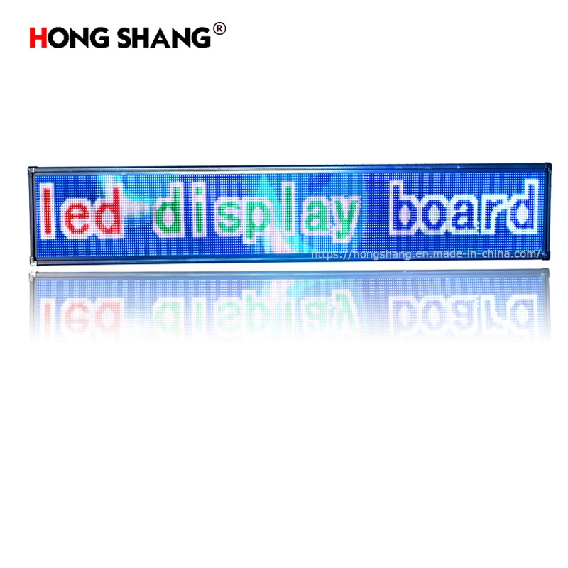 Outdoor LED Rolling Display Board Aluminum Profile for Mini Advertising Billboard