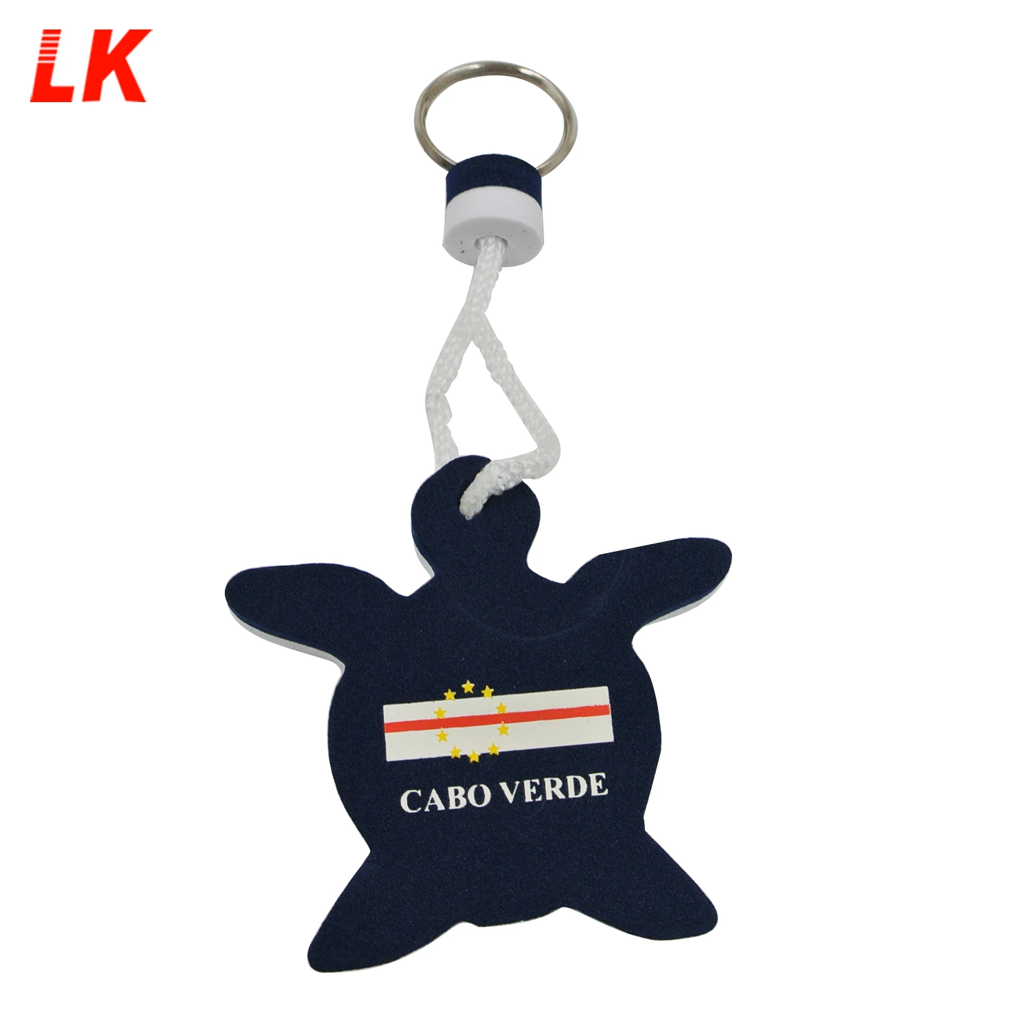 Publicidade barata dons itens promocionais de forma personalizada com espuma de logotipo Keyring / Floating Keyring / EVA personalizado chaveiro