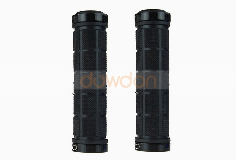 Color Option High quality/High cost performance  Mountain Bike Rubber Handlebar Grip with Aluminum Locking