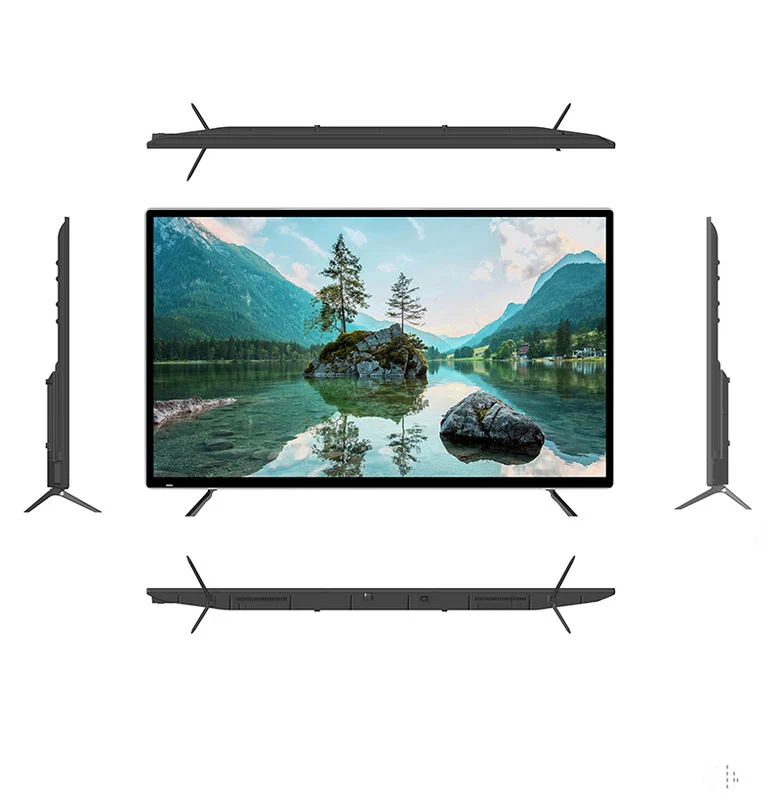 China Verified Suppliers 4K UHD Flat Screen TV in Bulk Wholesale/Supplier 65 55 32 Inch LCD LED Smart Android TV Television