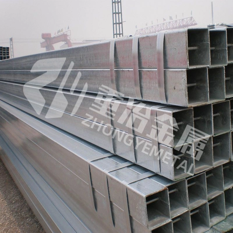 Hot Sale Low Price Q235A/Q235B/Q345b Hollow Zinc Coated 30G/M2-600G/M2 Galvanized Square Tube