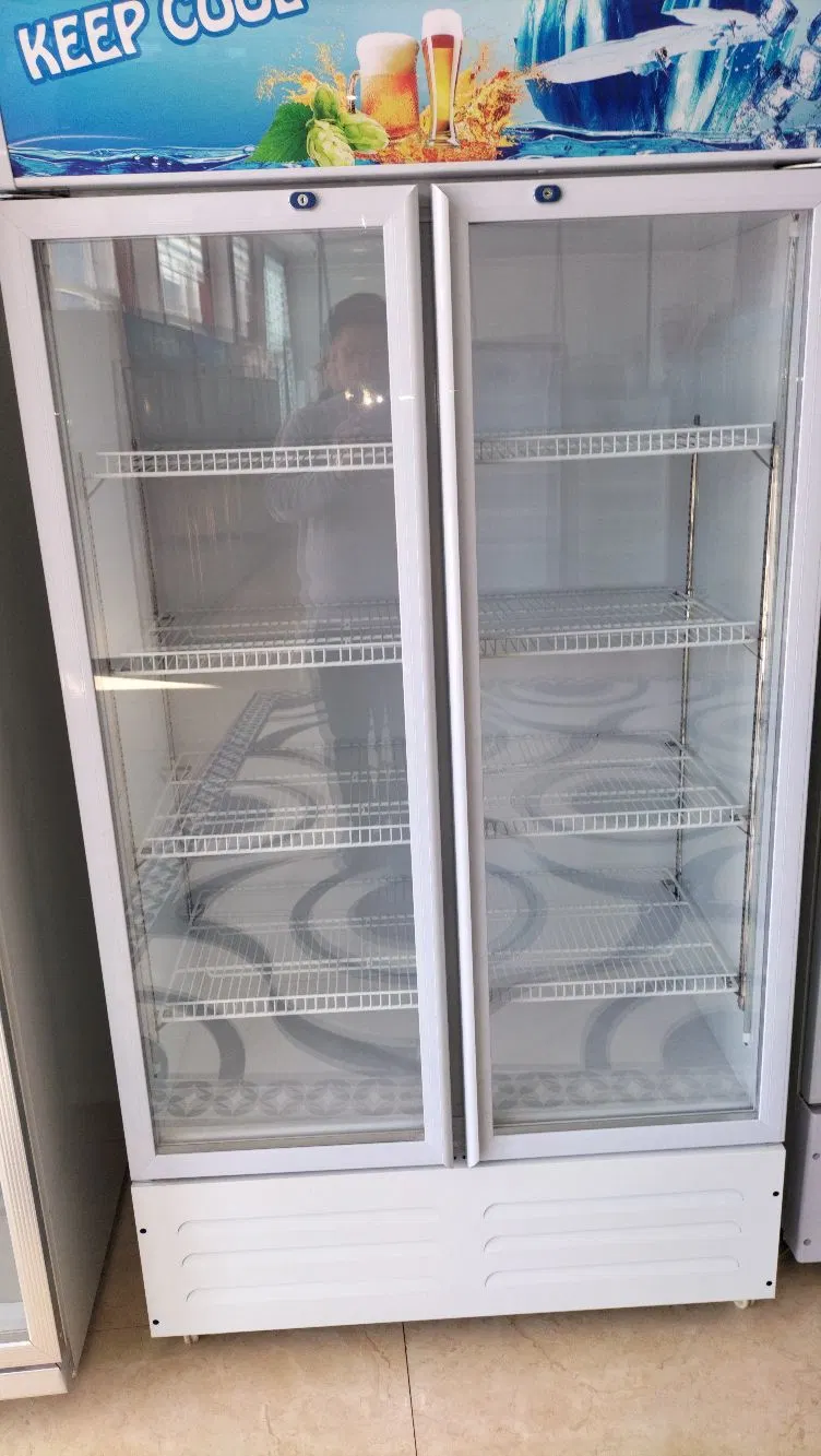 BV/SGS Commercial Display Armario supermercado refrigerador directo para bebidas sin escarcha
