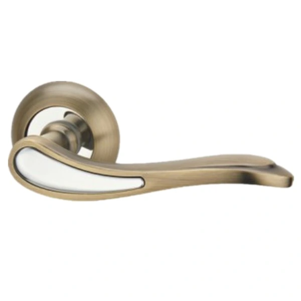 Door Locks Hardware Aluminum/Zinc Alloy Split-Type Handle Round Rosette Door Handle