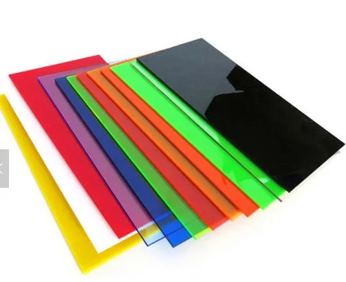 Green Red 2mm 3mm 4mm Acrylic Sheet Solid PC for Building Material