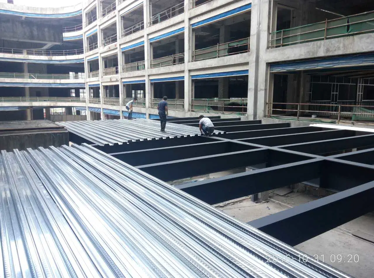 Durable Galvanized Mezzanine Flooring Prefabricated Steel Structure Warehouse for Office House Project