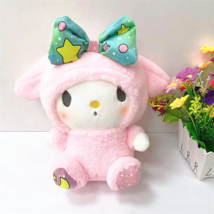 Custom Wholesale/Supplier Anime Figure Kuromi Plush Stuffed Plush Toy Animal My Melody Sanrio Plush Toy