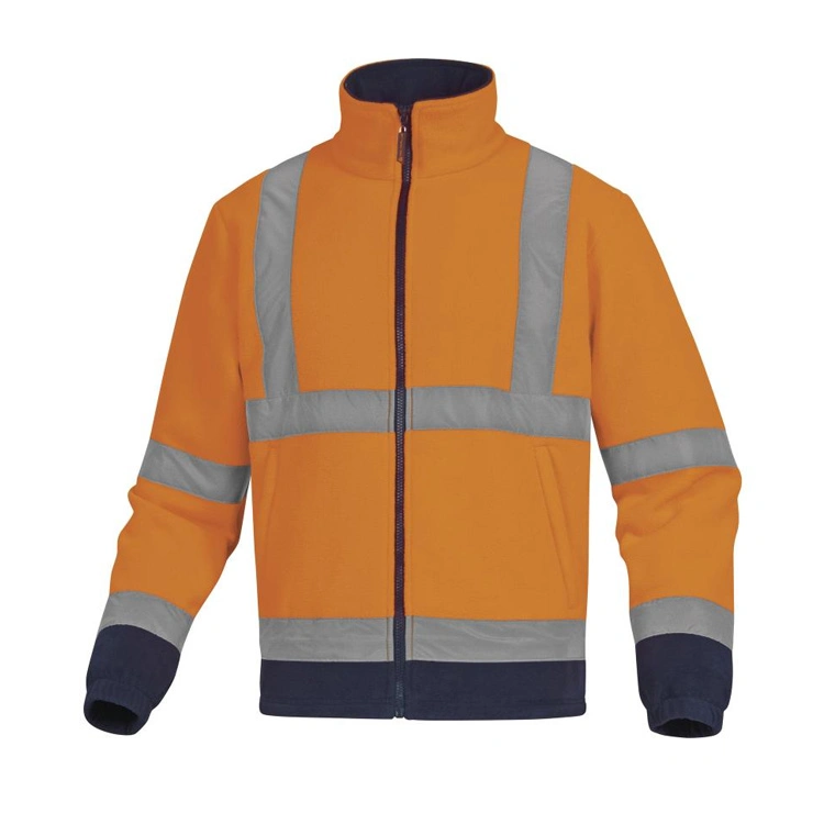 Breathable Hi Vis Construction Reflective Safety Jackets Black Workwear Jacket