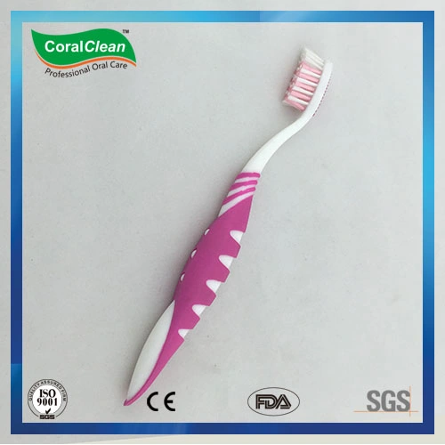 Big Handle Toothbrush with Tongue Cleaner Headback