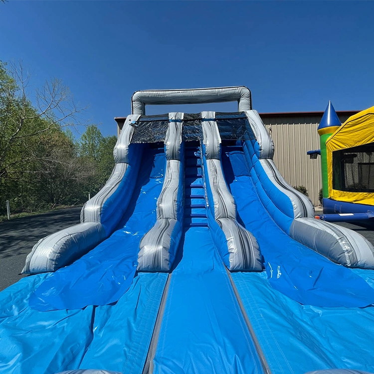 Giants Commercial Adult Inflatable Castle Water Park Jumping Slide Clearance Chinelos insuflável Combo para criança com Piscina água simples e moderna Deslize