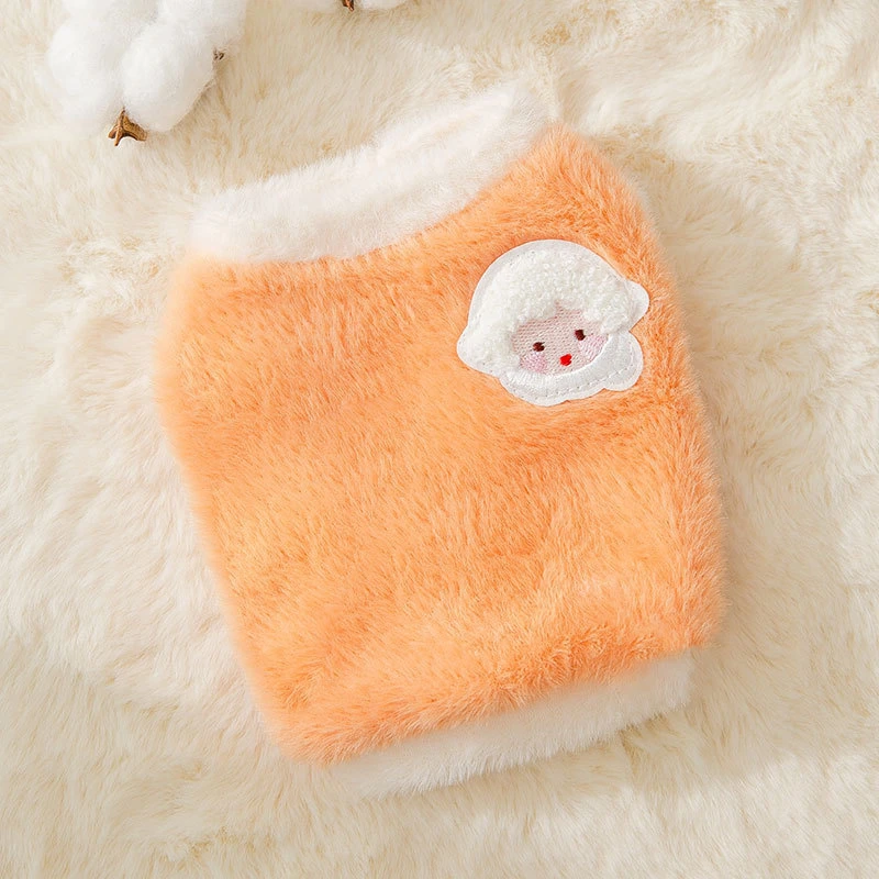 Vêtements pour animaux Manteau en fausse fourrure de vison pour petits ou moyens chiens Garçon ou fille Pulls pour chats ultra doux et chauds pour animaux de compagnie.