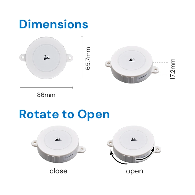 Feasycom Ultra-Long-Range 1000m Iot Wireless Uwb Tag Silicon Labs Efr32bg21 Miniature Bluetooth BLE Beacon