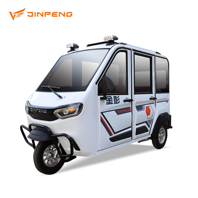 Jinsang Brand CX style cabine entièrement fermée 3 places électrique Tricycle pour femmes, passager, mobilité, scooter 3 roues 60V 1000W